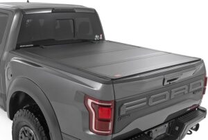 3. Rough Country Hard Tri-Fold Tonneau Cover for Ford F-150