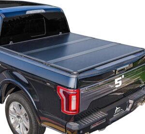 3. WHALEMOTOR Hard Folding Tonneau Cover for Toyota Tacoma