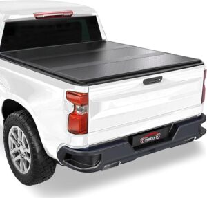 6. XTWEEX Hard Tri-fold Tonneau Cover for Chevy Silverado1500