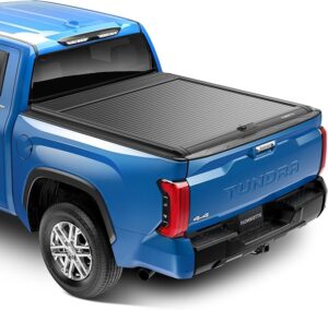 5. Flowkottu Retractable Hard Tonneau Cover for Toyota Tundra