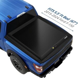 1. Bestwyll Retractable Hard Tonneau Cover