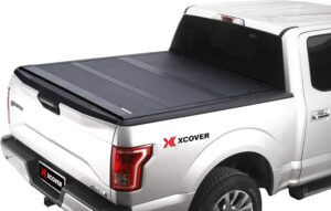 4. Xcover Hard Folding Truck Bed Tonneau Cover